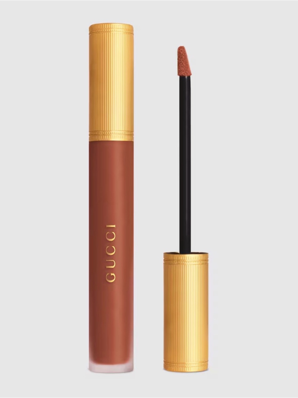 Gucci 308 Lucy Dark Orange, Rouge à Lèvres Liquide Mat Lipstick | New✨